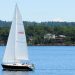 Sailing on lake champlain